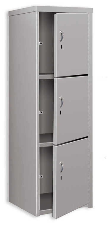 Pucel 3 Door & 3 Compartment Locker Cabinet